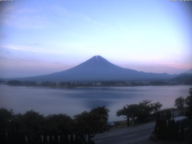河口湖からの富士山