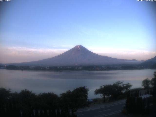 河口湖からの富士山