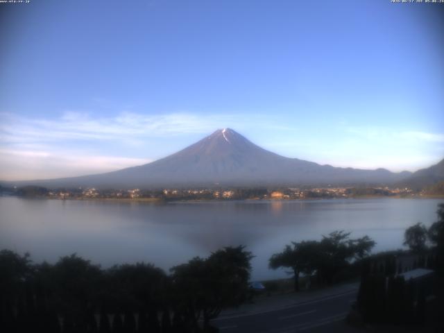 河口湖からの富士山