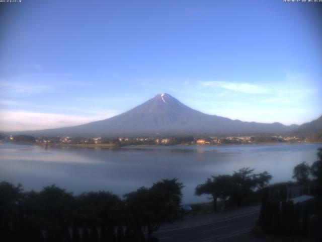 河口湖からの富士山