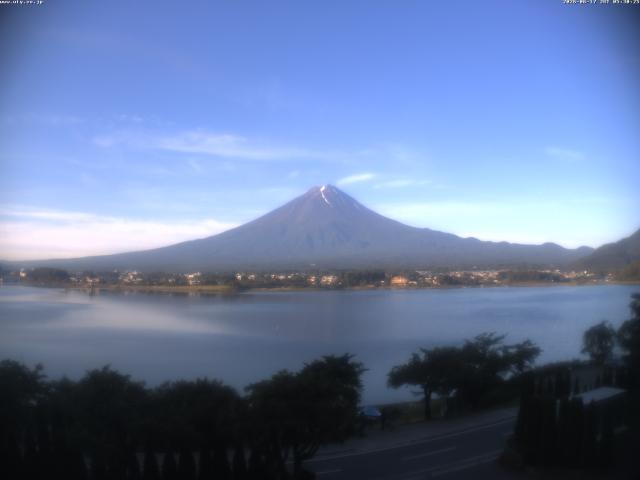 河口湖からの富士山