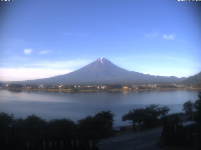 河口湖からの富士山