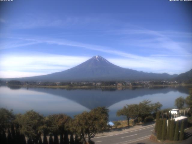 河口湖からの富士山