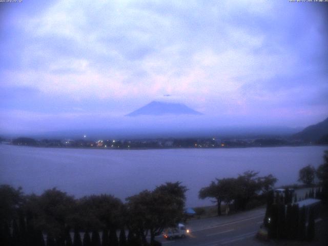 河口湖からの富士山