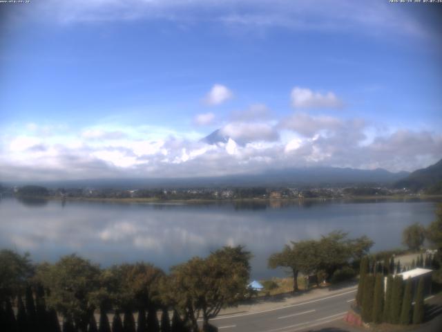 河口湖からの富士山