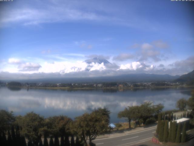 河口湖からの富士山