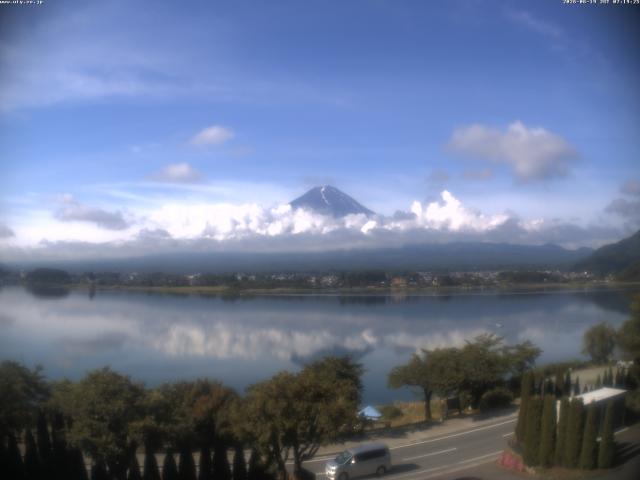 河口湖からの富士山