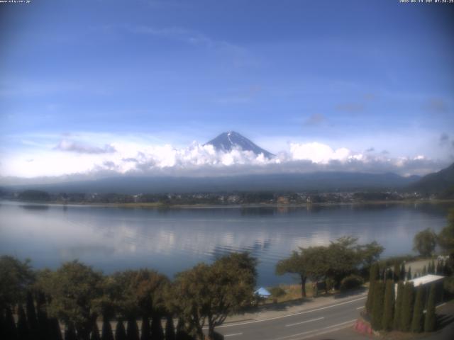 河口湖からの富士山