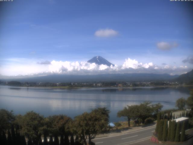 河口湖からの富士山
