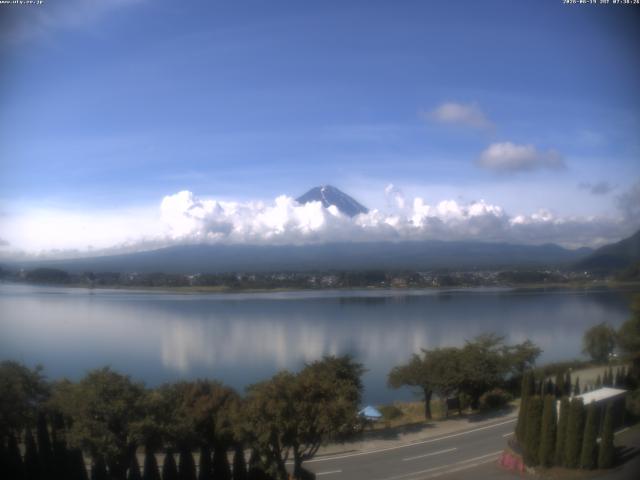 河口湖からの富士山