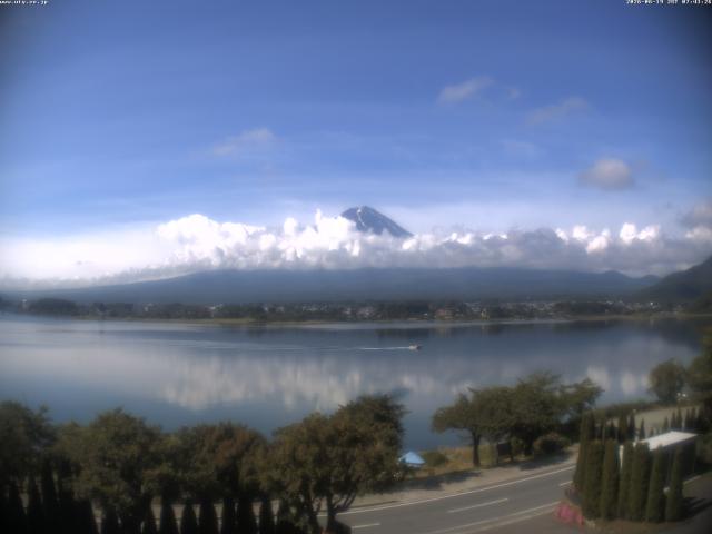 河口湖からの富士山