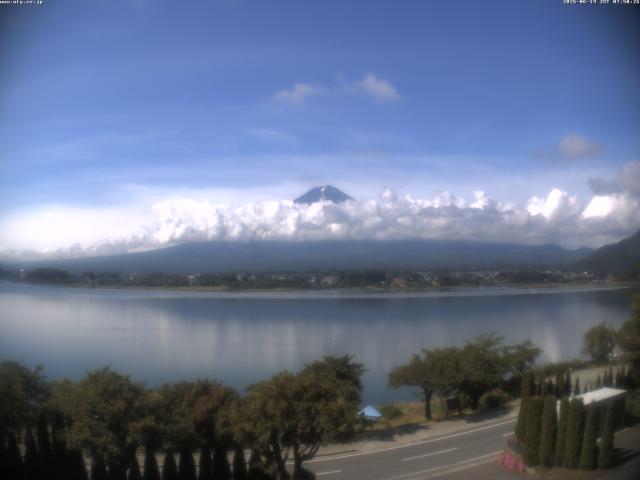 河口湖からの富士山