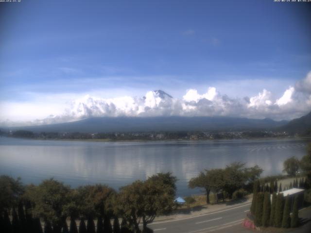 河口湖からの富士山