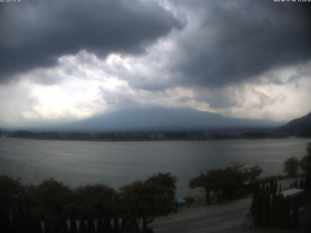 河口湖からの富士山