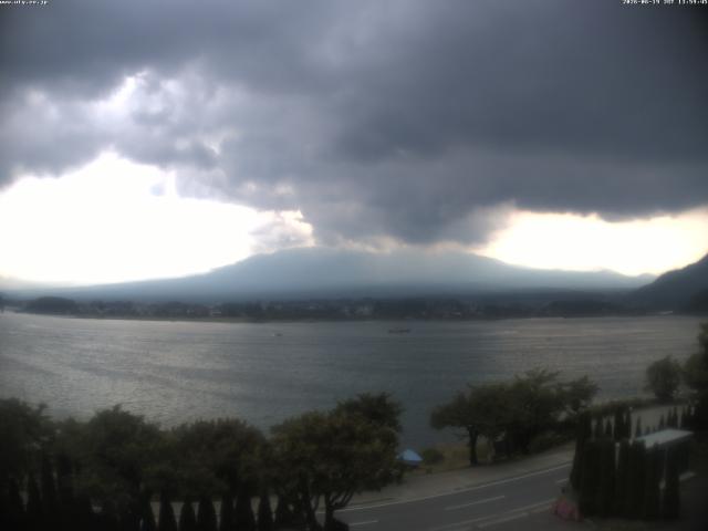 河口湖からの富士山