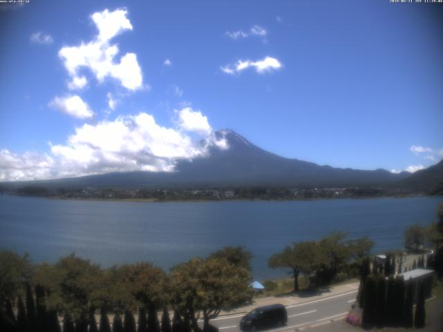 河口湖からの富士山