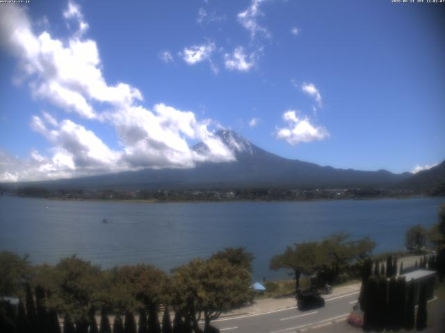 河口湖からの富士山