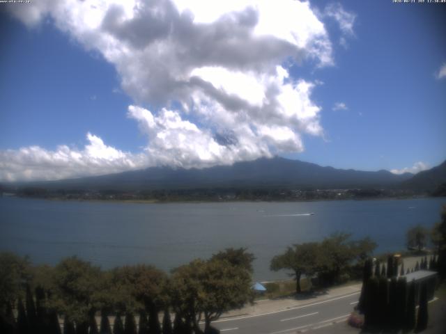 河口湖からの富士山