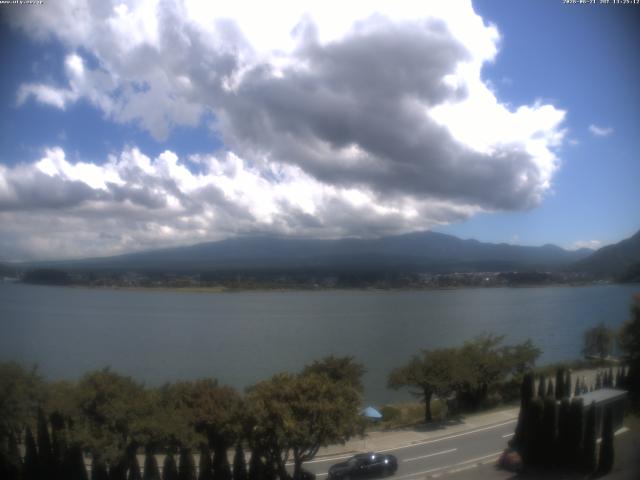 河口湖からの富士山