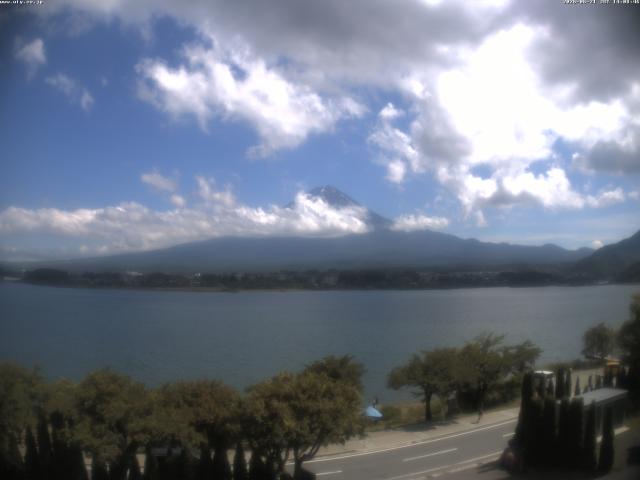 河口湖からの富士山