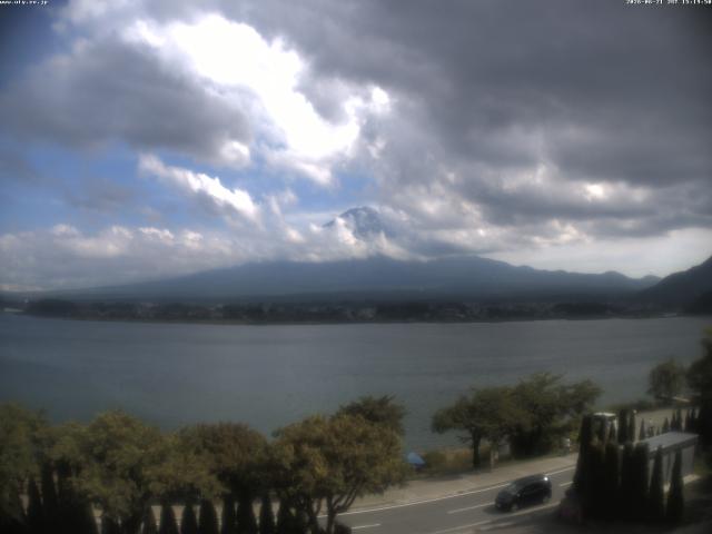 河口湖からの富士山