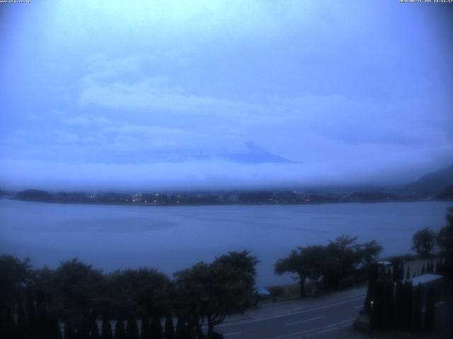 河口湖からの富士山