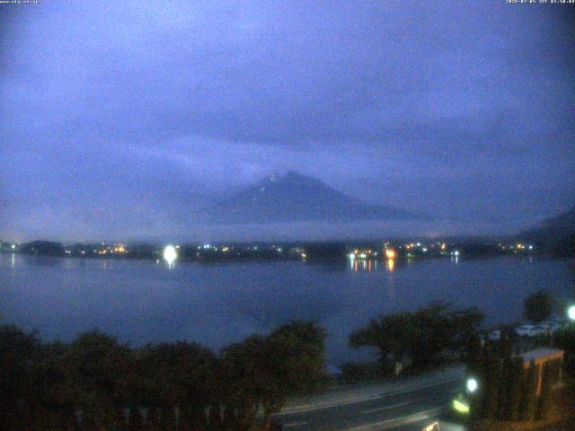 河口湖からの富士山