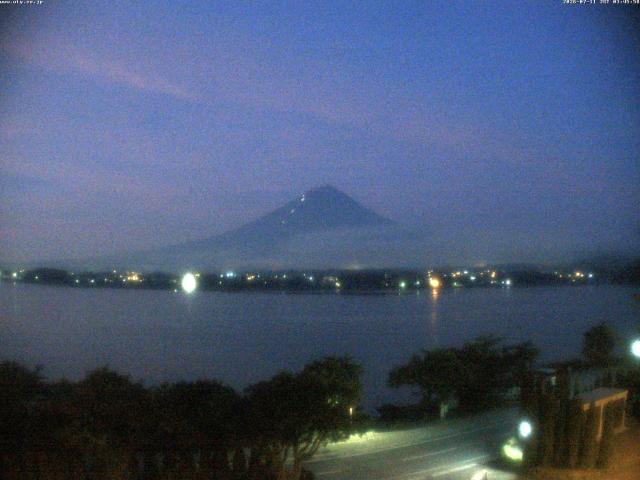 河口湖からの富士山