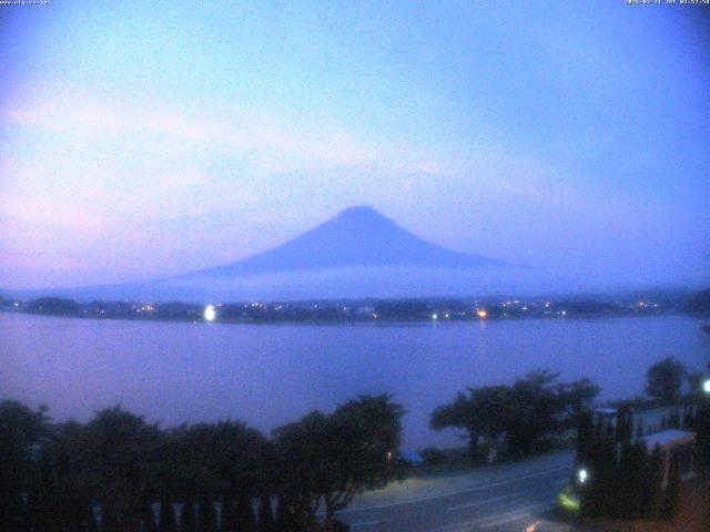 河口湖からの富士山