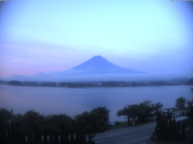 河口湖からの富士山