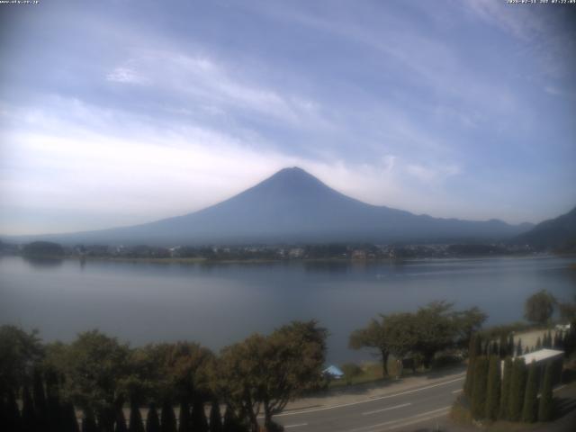 河口湖からの富士山