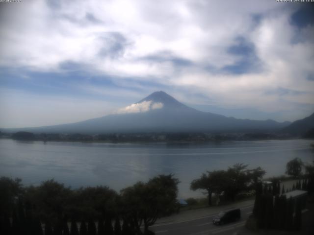 河口湖からの富士山