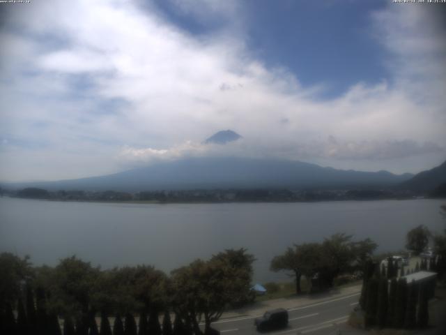 河口湖からの富士山