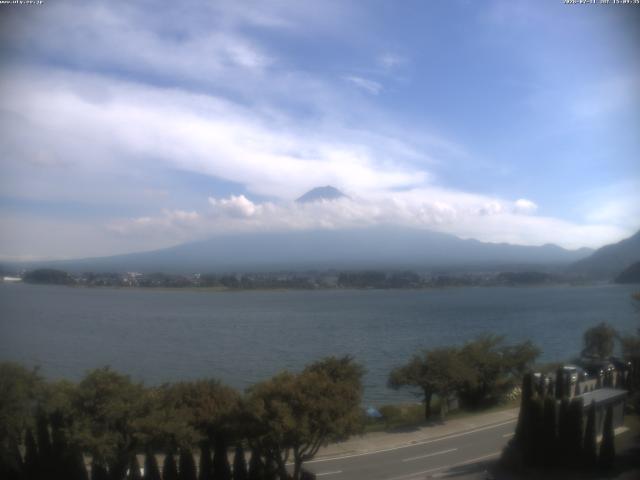 河口湖からの富士山