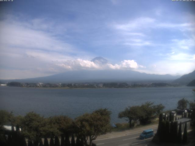 河口湖からの富士山