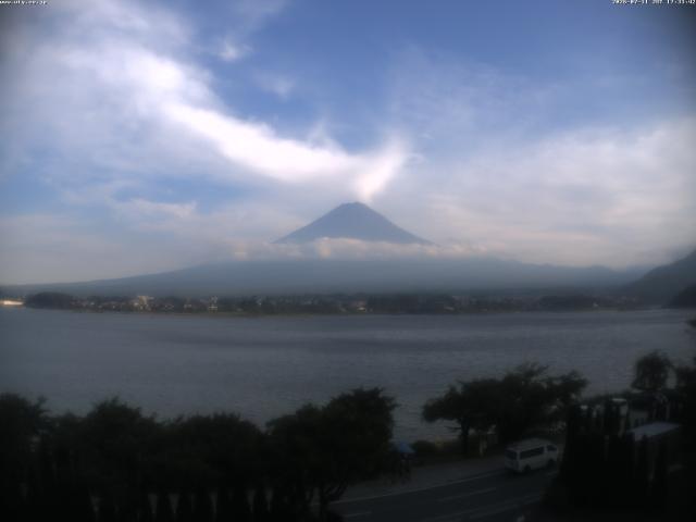 河口湖からの富士山