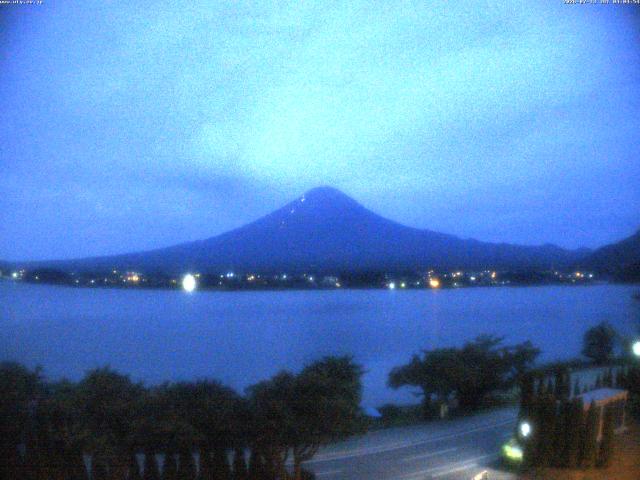河口湖からの富士山
