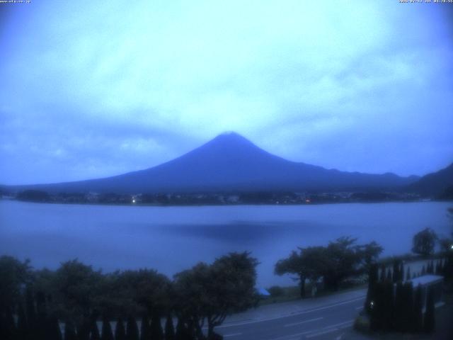 河口湖からの富士山