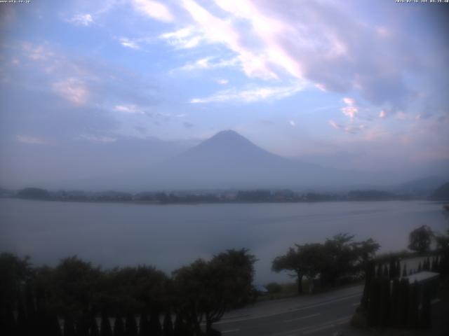 河口湖からの富士山