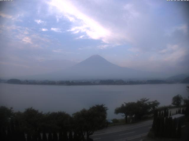 河口湖からの富士山