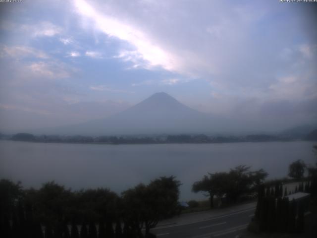 河口湖からの富士山