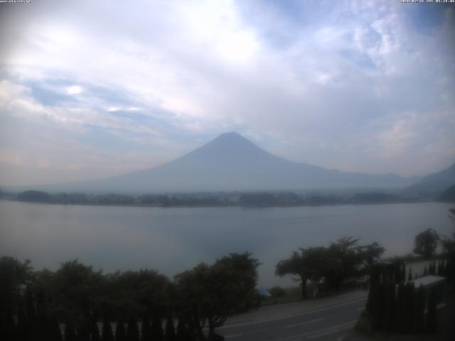 河口湖からの富士山