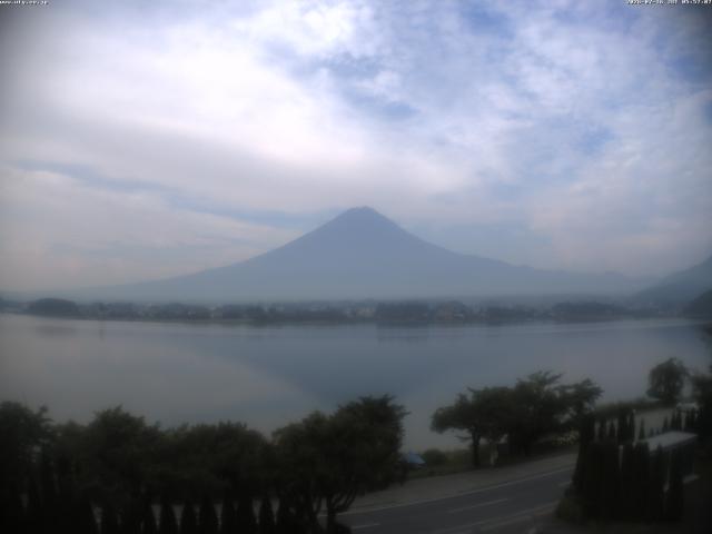 河口湖からの富士山