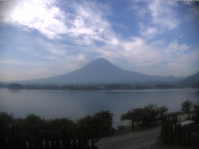 河口湖からの富士山