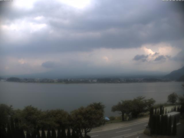 河口湖からの富士山