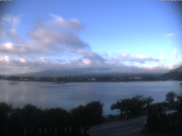 河口湖からの富士山