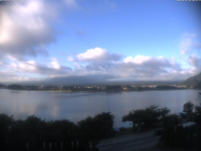 河口湖からの富士山