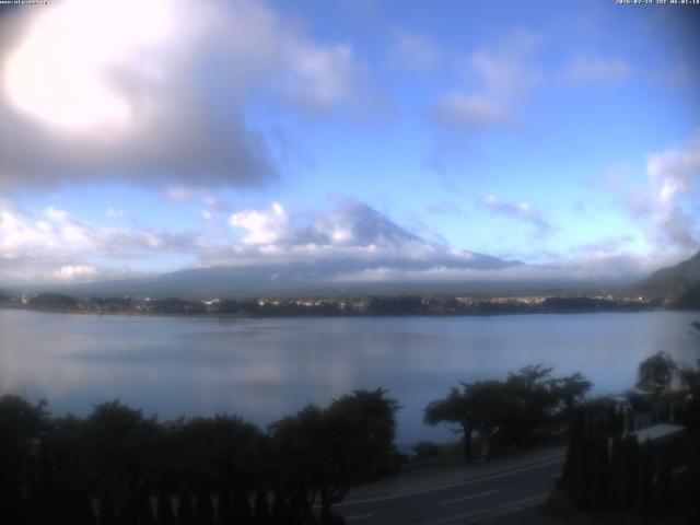 河口湖からの富士山