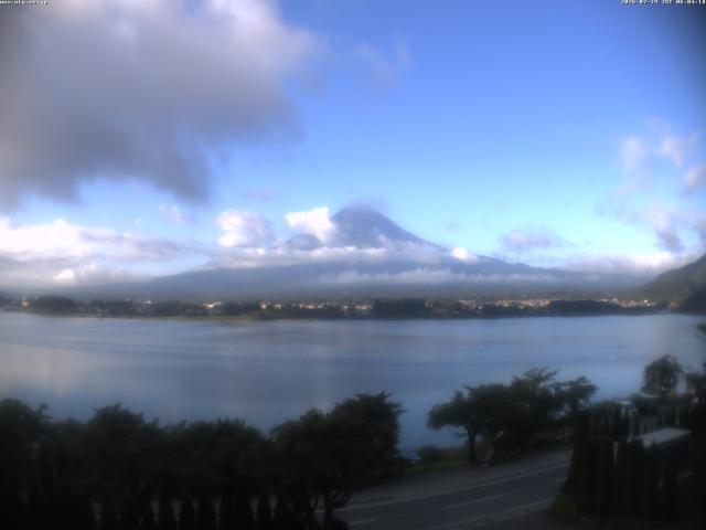 河口湖からの富士山