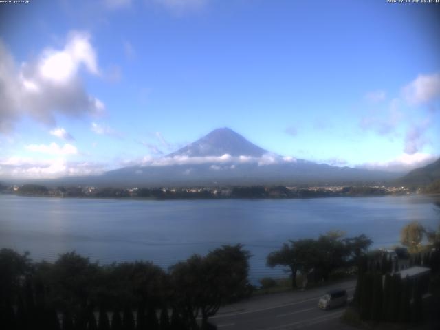 河口湖からの富士山